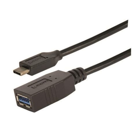L-com USB 3.0 Type C male to Type A Female Cable-3 M