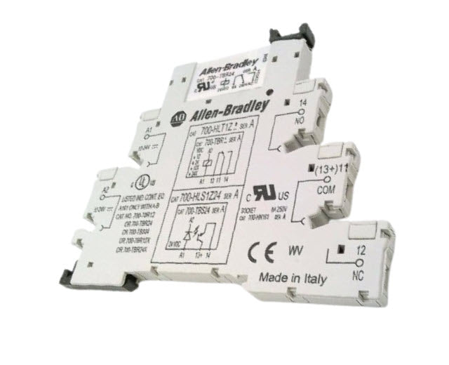 TERMINAL BLOCK RELAY, W/ SOCKET, SCREW CLAMP TERMINALS, BUILT-IN RETAINER CLIP, STANDARD LED, COIL SURGE PROTECTION, REPLACEABLE RELAY MODULE, 6 AMP RELAY, SPDT, 24 VDC