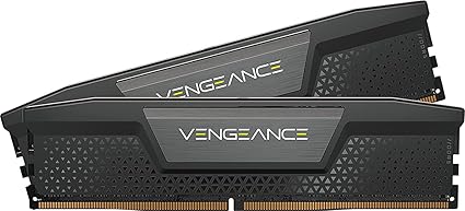 CORSAIR VENGEANCE DDR5 RAM 64GB (2x32GB) 5200MHz CL40-40-40-77 1.25V Intel XMP Desktop Computer Memory - Black (CMK64GX5M2B5200C40)