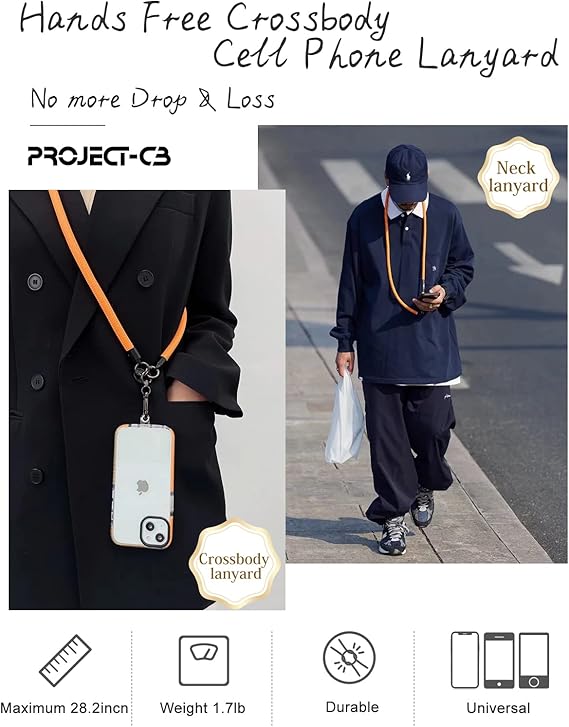project-cb Cell Phone Lanyard ×1, Tether Tab ×2,