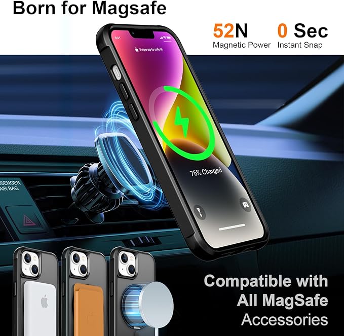 360° Magnetic Swivel Ring for iPhone 14 case