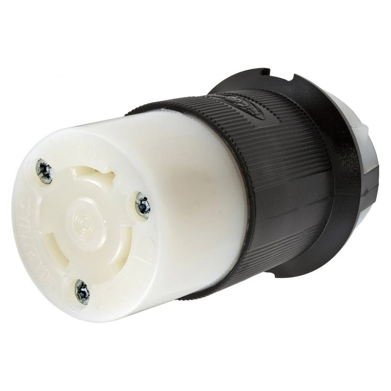 HUBBELL HBL2633 30A 277V AC 2-Pole 3-Wire Grounding, L7-30R Twist-Lock Connector