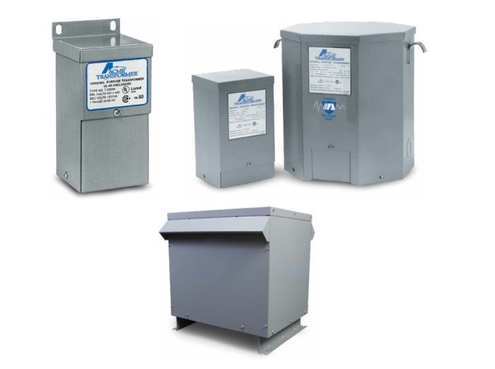 Acme Electric Transformers, T Series Acme-Electric TFMR 1PH 15KVA 240X480-120/240